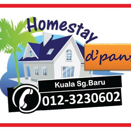 D'Pantai Homestay Kuala Sg. Baru Malacca エクステリア 写真