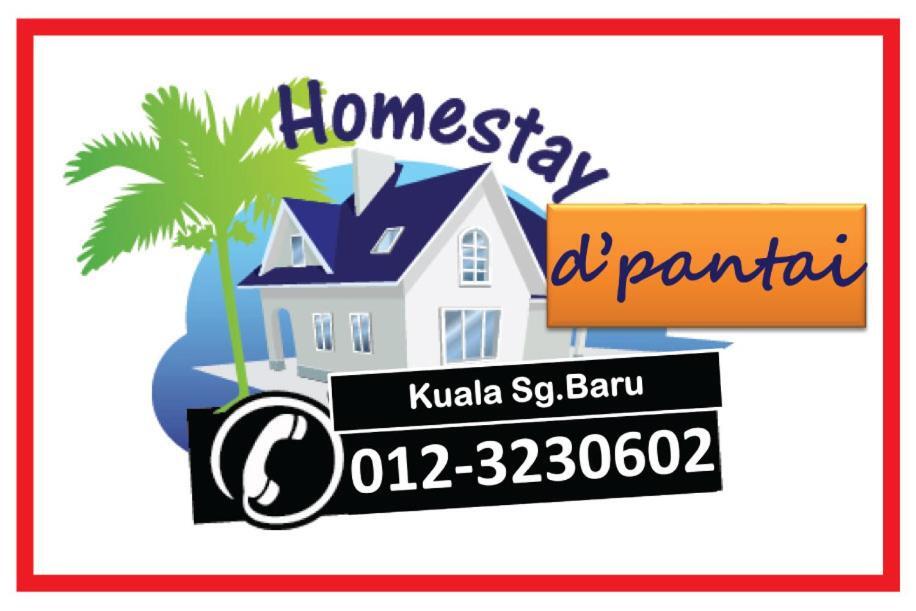 D'Pantai Homestay Kuala Sg. Baru Malacca エクステリア 写真